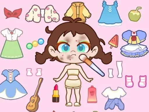 Paint Doll Dress Up
